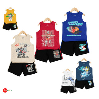 Đồ bộ bé trai 4-14 tuổi , bộ ba lỗ cho bé chất thun cotton, nhiều màu, size 4-14 tuổi - sunkids1