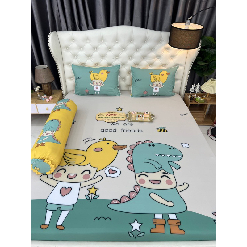 Ga gối thun siêu lạnh lụa Latico (nhiều mẫu)