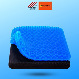 Đệm Ngồi Silicon 3D 2 Lớp Thoáng Khí - Nệm Ngồi Ghế Ô Tô, Văn Phòng ( Mẫu Mới Nhất )