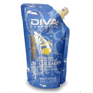 Dầu hấp ủ tóc diva collagen siêu mượt cho tóc khô hư tổn chính hãng ý 500ml