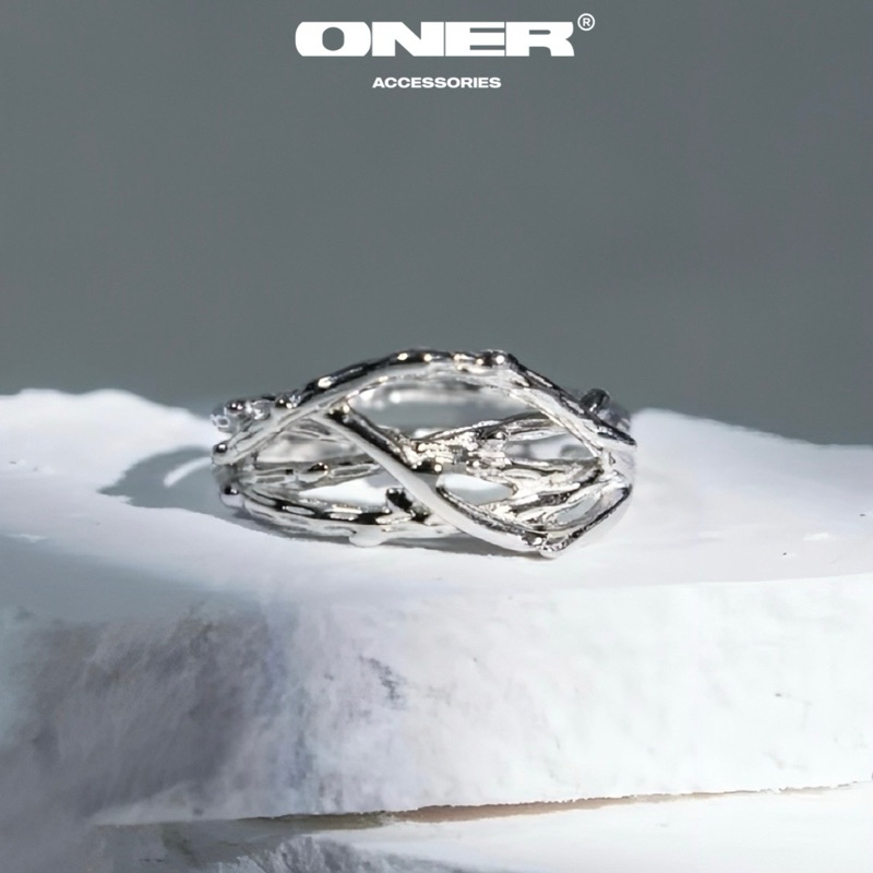 Nhẫn ONER Bạc 925 "Icee Ring" ( Bảo Hành Bạc 1 Năm )