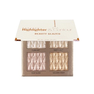 Phấn Bắt Sáng Hightlight  4 Ô  Beauty Glazed