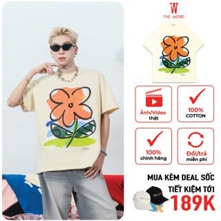 LOCAL BRAND Áo thun The Weird Phong Cách Unisex Form Rộng ATK973