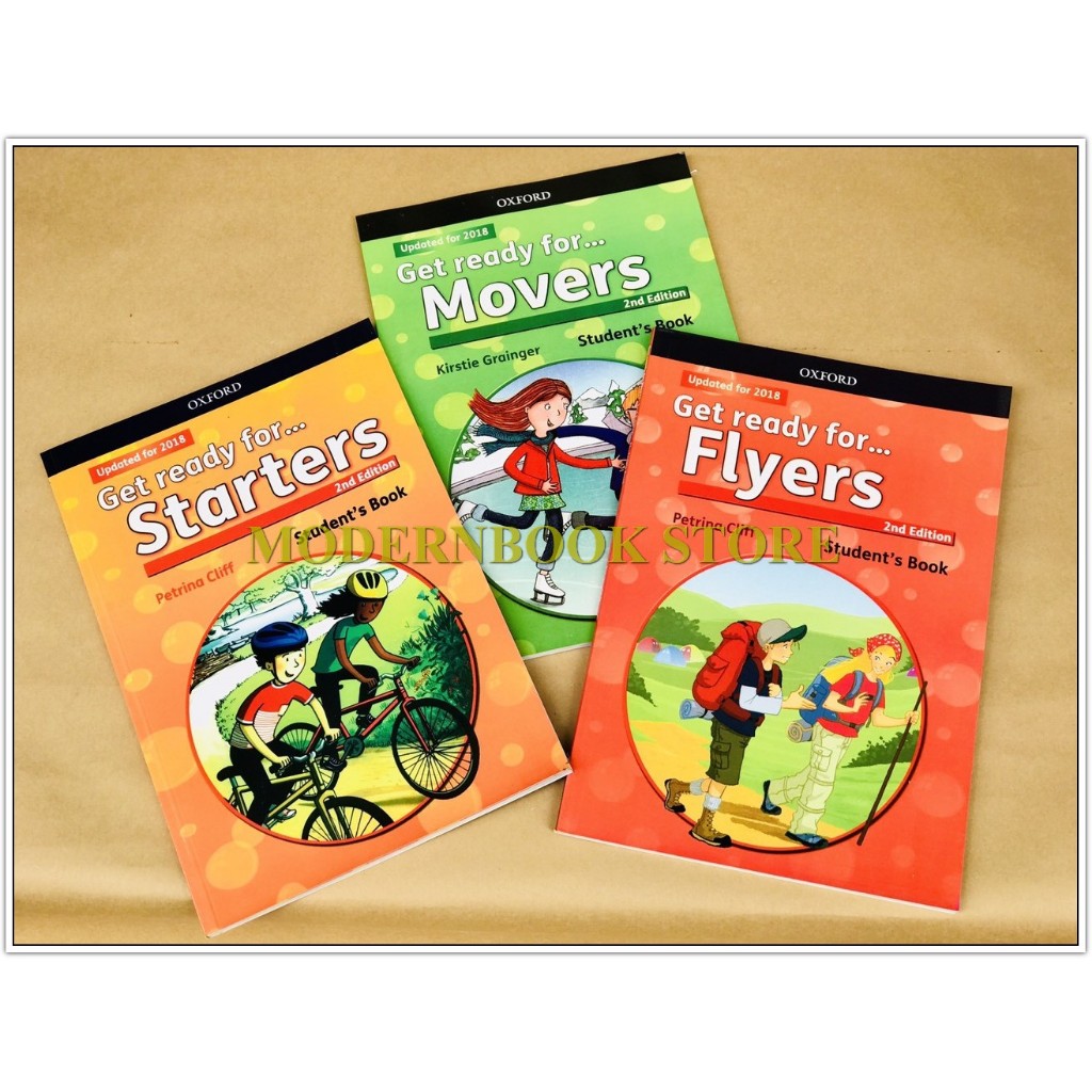 Get ready for starter, mover, flyer ( trọn bộ 3q )
