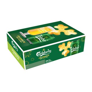  Bia Carlsberg Pilsner - 1 thùng 24 lon 330ml 