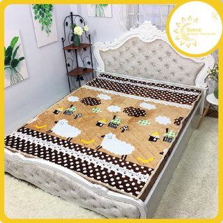 Thảm Lông cừu Trải Giường 3 lớp dày dặn siêu ấm