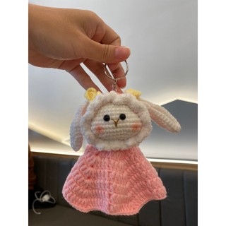 Móc khoá thỏ cầu nắng handmade
