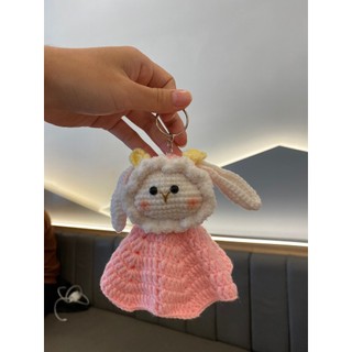 Móc khoá thỏ cầu nắng handmade