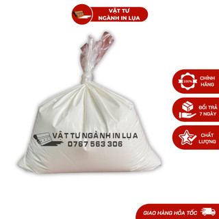Mực bóng dẻo pha mực in lụa trên vải cotton, vải bố