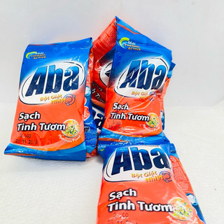  Dây 10 gói Bột giặt nhiệt Aba Sạch tinh tươm 40g 