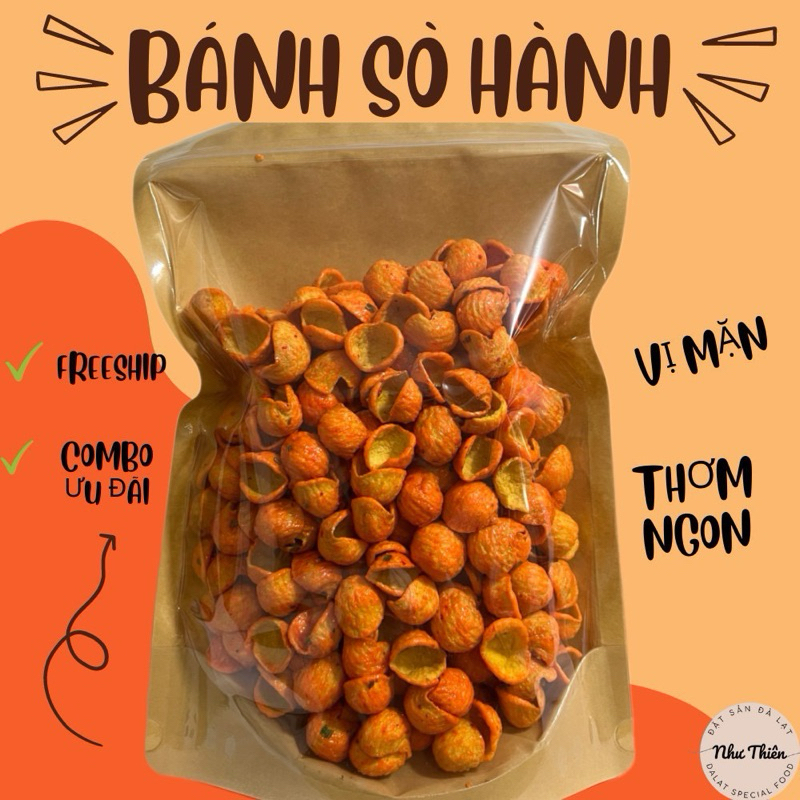 500GR BÁNH SÒ HÀNH NGON GIÒN RỤM-ĐẶC SẢN ĐÀ LẠT NHƯ THIÊN