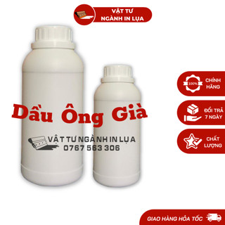 Dung môi dầu ông già tẩy rửa mực in lụa, pha mực in lụa, dung môi pha keo