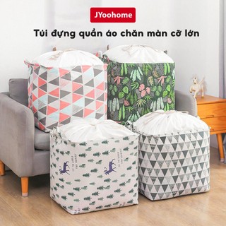 Túi Đựng Quần Áo Chăn Mền Cớ Lớn JYoohome Túi Đựng Đồ Quần Áo Gấp Gọn Tiện Hộp Vải Đựng Quần Áo