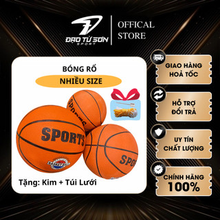 Quả bóng rổ cao su SPORTS, bóng rổ size 3 - 5 - 7, bóng rổ trẻ em, bóng rổ người lớn - Đạo Từ Sơn