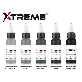 Mực xăm xtreme màu xám opaque gray