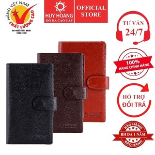Ví nam da bò dáng đứng màu da, đen, nâu HP2144-45-46