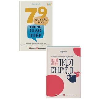 Sách - combo 79 quy tắc hay trong giao tiếp + nghệ thuật nói chuyện - pd