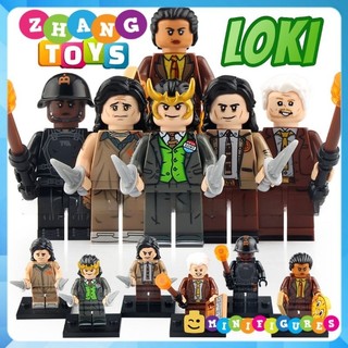 Đồ chơi xếp hình Lady Loki Tva gồm Mobius - Renslayer - Sylvie - He Who Remains Minifigures Xinh X0318