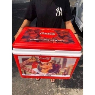 Thùng đá Cocacola 35l hàng khuyến mãi