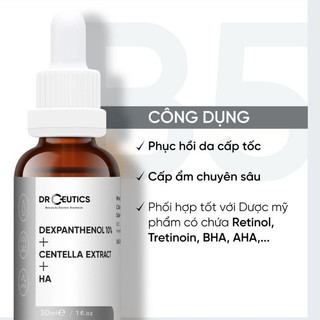 Tinh Chất DrCeutics Niacinamide B3, HA Basic, B5 Basic,TXA,ARB Cấp Ẩm Phục Hồi Da 30ml/100ml