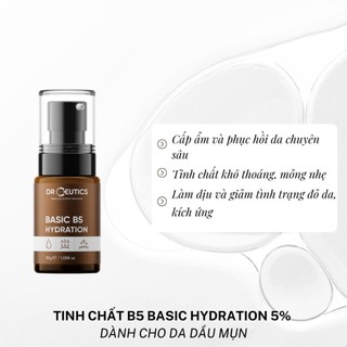Tinh Chất DrCeutics Niacinamide B3, HA Basic, B5 Basic,TXA,ARB Cấp Ẩm Phục Hồi Da 30ml/100ml