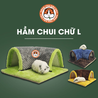 Hầm chui cho bọ ú chuột lang, hamster hầm chui chữ l