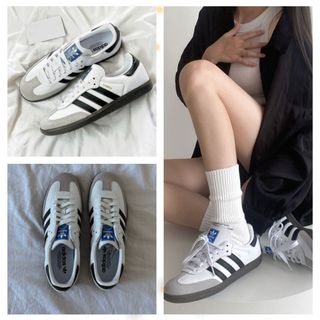Giày Samba Low Nam Nữ TRENDLUXE Màu Trắng Đen Classic Bản Cao Cấp Full Bill Box