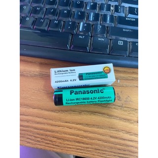 Pin sạc 18650 panasonic 3,7v/ 4,2v dùng cho đèn pin/ mickaraoke