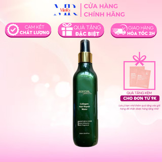 Xịt dưỡng Sophia Platinum phục hồi tóc Collagen Hair Repair Water 250ml, giúp tóc căng bóng mềm mượt | HAIRSHOP MINRY