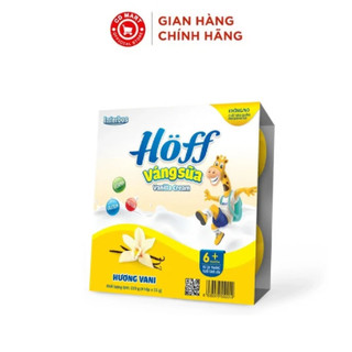 Lốc 4 hũ váng sữa Hoff hương vani 55g