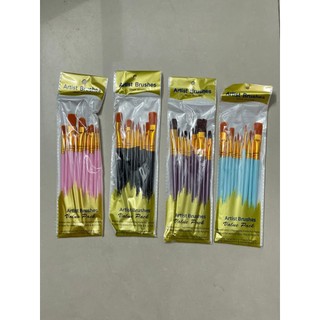 Bộ 10 cọ tô màu cao cấp artist brush chuyên dụng, cọ vẽ tranh, cọ tô màu, cọ tô tượng