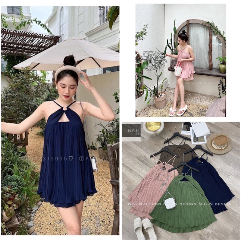 Sét dập li kèm chân váy xoè (sale)