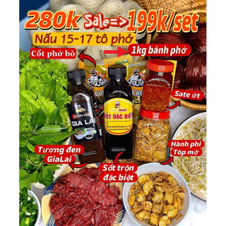 Phở khô gia lai combo đặc biệt