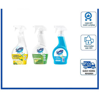 Nước lau kính -lau bếp - lau đa năng sunlight chai 500ml
