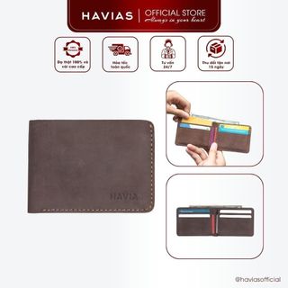 Vinclass2 havias ví ngang mini da bò sáp thật nhập khẩu 100%