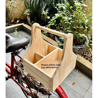 Khay gỗ có tay cầm