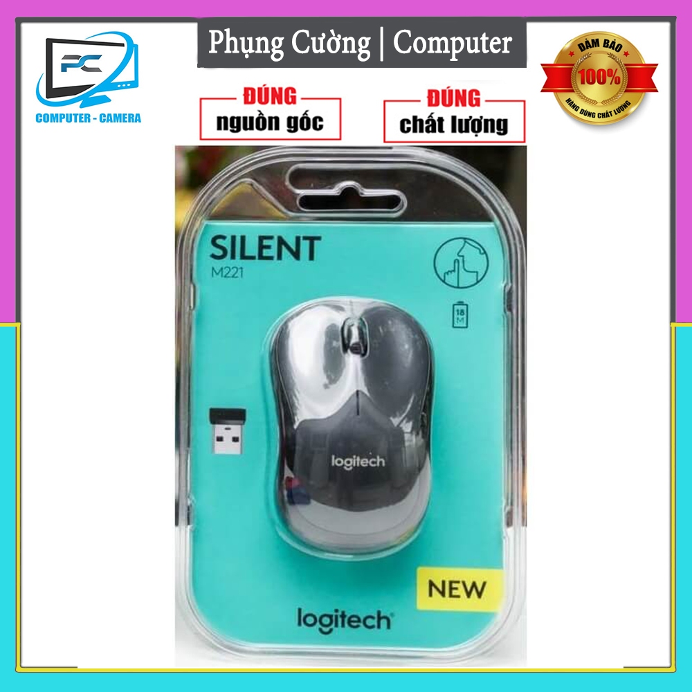 CHUỘT KHÔNG DÂY LOGITECH M221 chính hãng