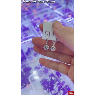 Bông tai kiểu bạc ý -M7165