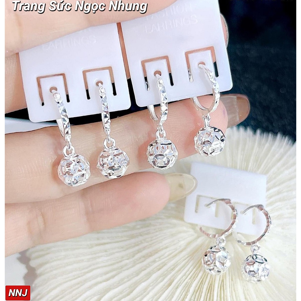 Bông tai kiểu bạc ý -M7165