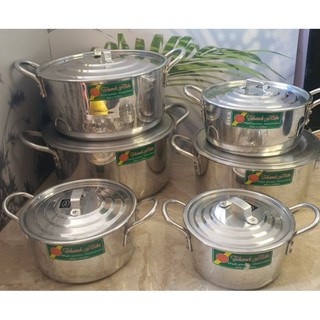 Nồi nhôm cao cấp thanh hiền size từ 32cm_46cm