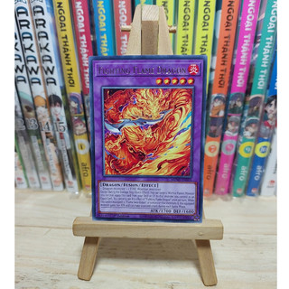 Thẻ bài yugioh monster fighting flame dragon - mzmi-en005 - rare