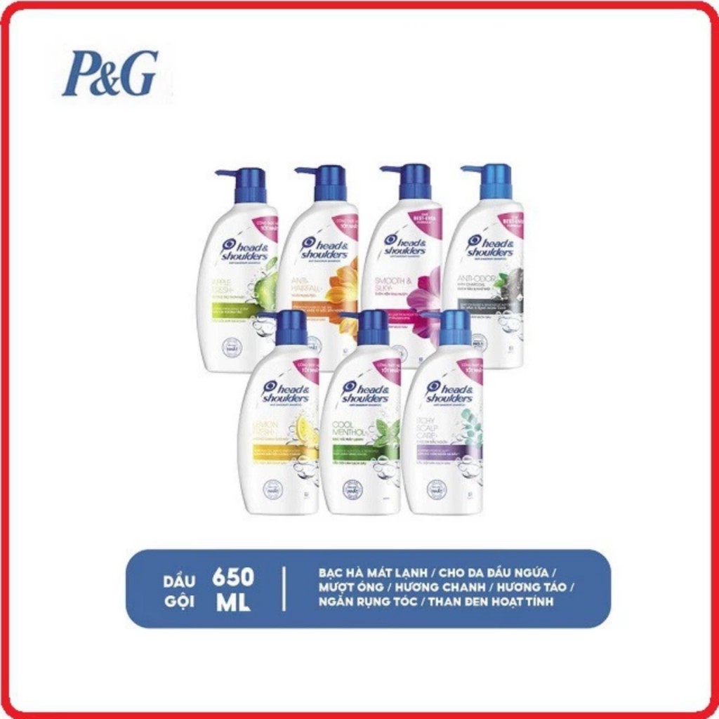Dầu Gội Head&Shoulders chai 625ml