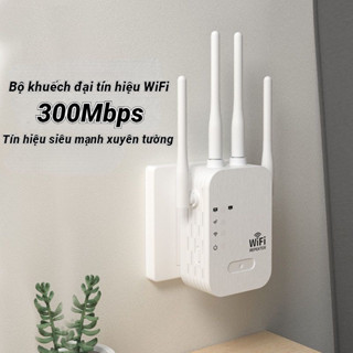 Bộ Kích Sóng Wifi 4 râu 300Mbs,kích sóng wifi xuyên tường cực mạnh ,Kiêm Cục Kích Wifi Không Dây