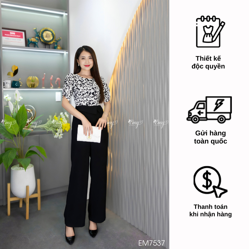 Jum EMY EM7537 Phối Cổ Tròn