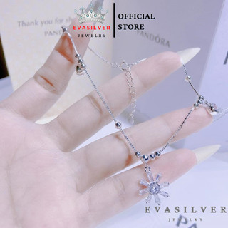 Lắc chân bạc Ý Evasilver nhiều mẫu rất đẹp