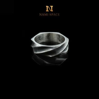 Nhẫn bạc nami space nam/nữ s925 vết cắt rt033