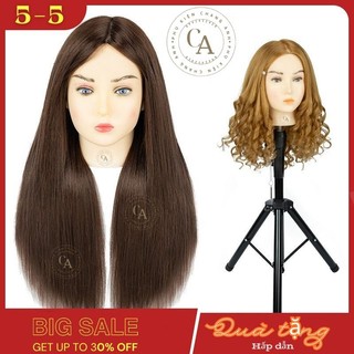 [Mẫu mới] Đầu canh chịu nhiệt uốn, là, bấm, bới tóc makeup cô dâu, cắt tóc tạo kiểu