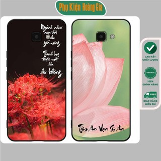 Ốp lưng samsung j7 prime / samsung j4 plus (j4+) tpu bảo vệ camera in hình tranh chữ thư pháp