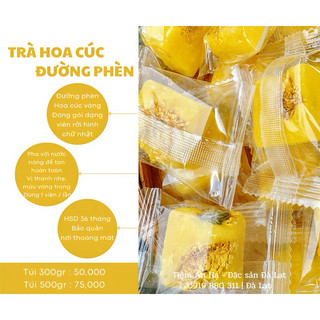 Trà hoa cúc đường phèn | 300-500gr | đặc sản đà lạt