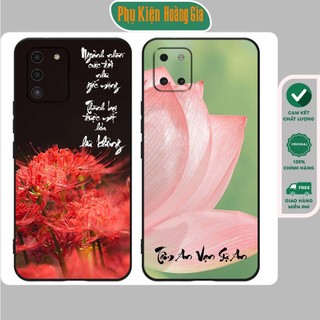 Ốp lưng Samsung S10 Lite - Samsung Note 10 Lite tpu bảo vệ camera in hình tranh chữ thư pháp